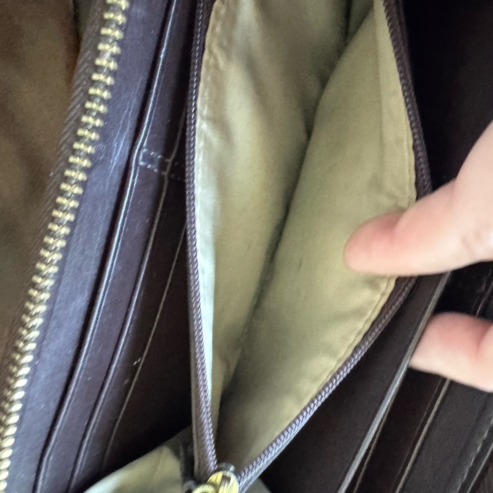 Coach Leather and Canvas Wallet - Picture 9 of 9